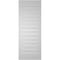 Ekena Millwork Vertical Surface Mount PVC Gable Vent: Functional, w/ 2"W x 2"P Brickmould Sill Frame, 16"W x 42"H GVPVE16X4203SF - alternate 4
